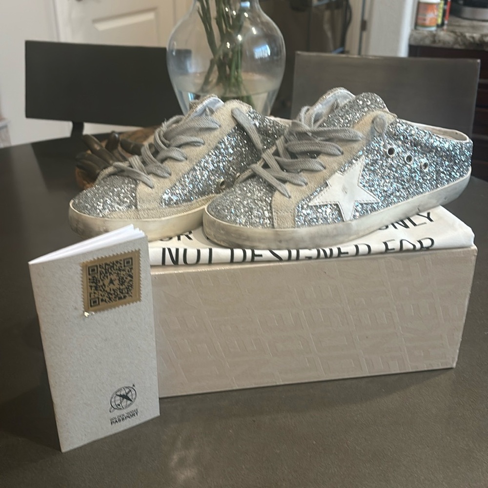 Golden Goose Super Star Sabot Glitter